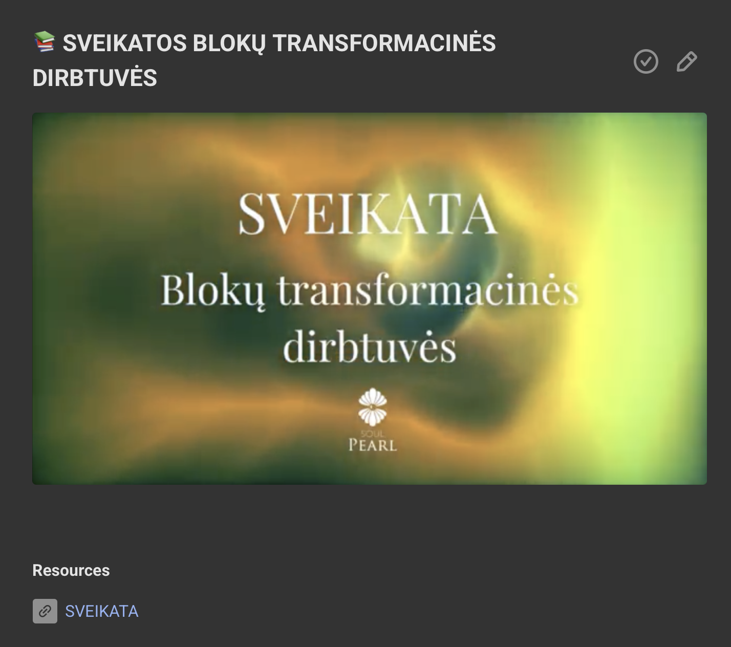 Sveikatos blokų dirbtuvės